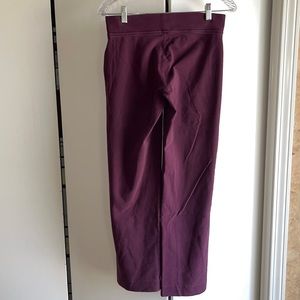 Land’s End athleisure  pants plum cotton and spandex